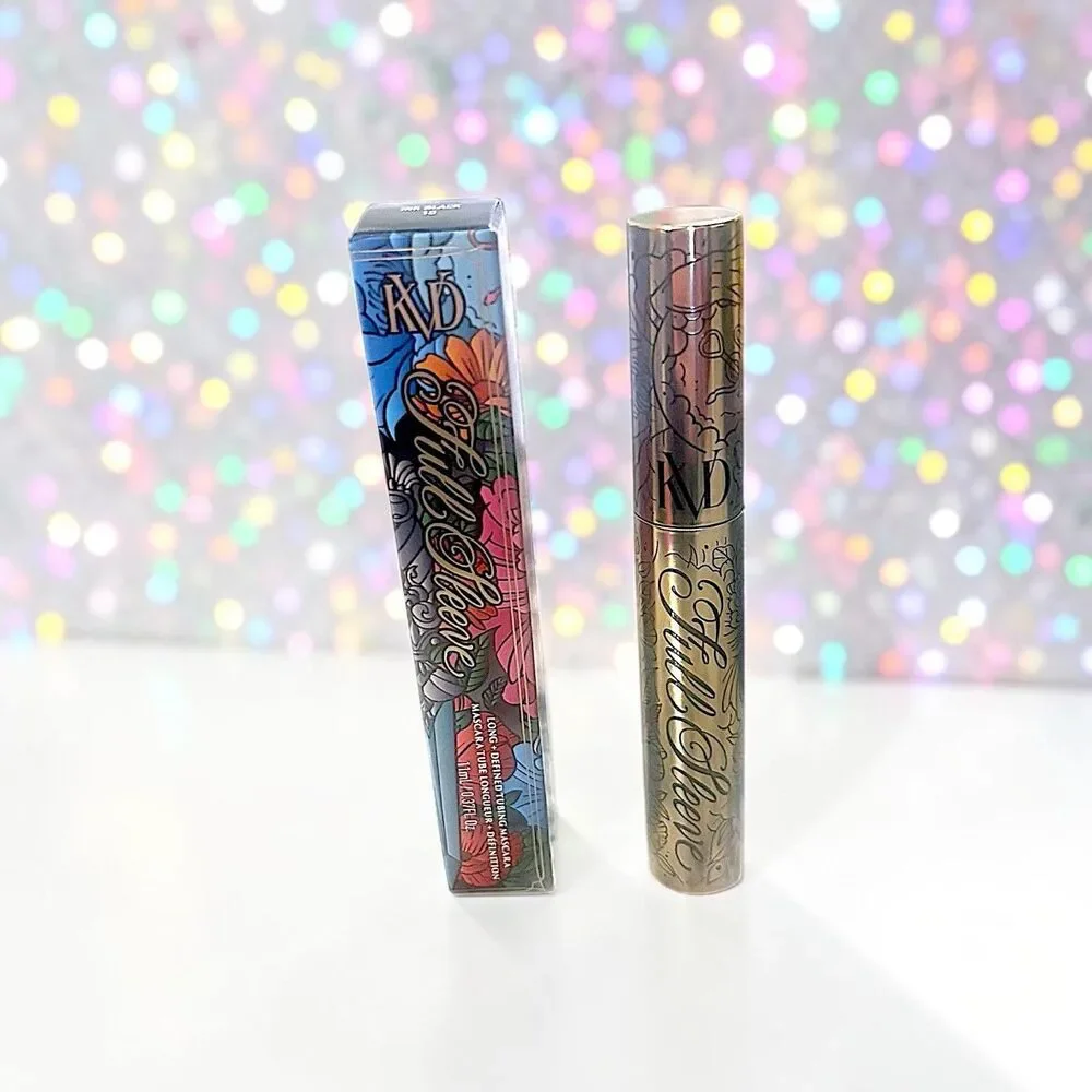 KAT VON D KVD Full Sleeve Long+Defined Tubing Ink Black 10 Mascara NIB 0.37 oz